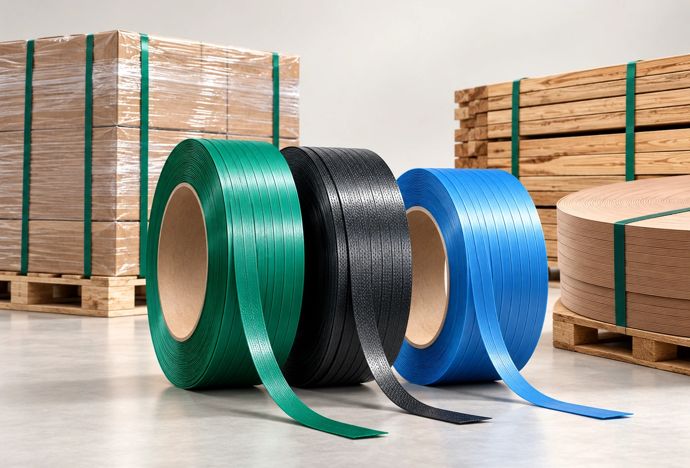 Feuillards plastiques et accessoires